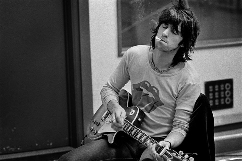Keith Richards in Studio, Exile Session, 1972
