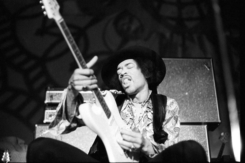 Jimi Hendrix Performing (Tongue to Teeth), Fillmore West, San Francisco, February 1968