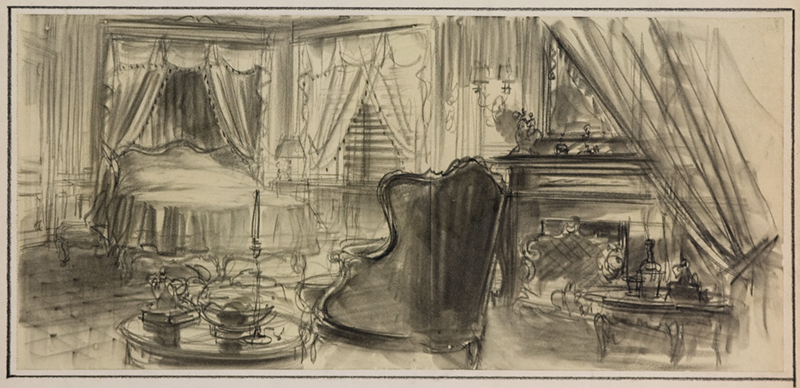 Bedroom Interior, c. 1930s