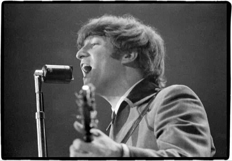 John Lennon Performing at the Coliseum, Washington DC, 1964
