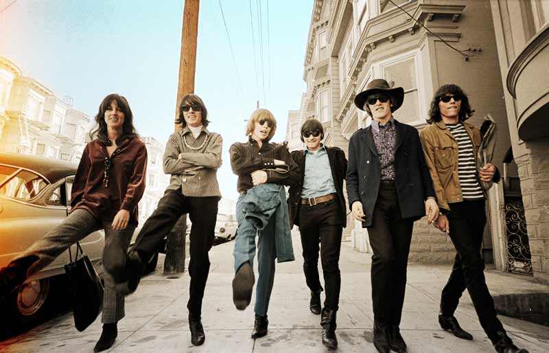 Jefferson Airplane Colorized, The Haight, San Francisco, 1967