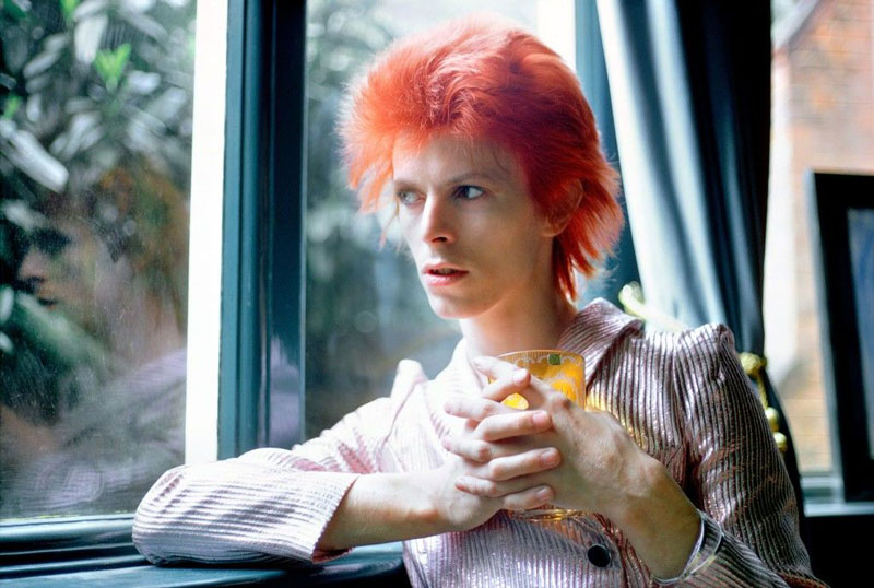 David Bowie Portrait by a Window, Haddon Hall, 1972