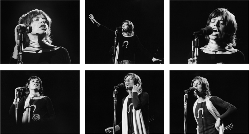 Mick Jagger "Hollywood Squares" Montage, LA Forum, Rolling Stones Tour, Los Angeles,1969