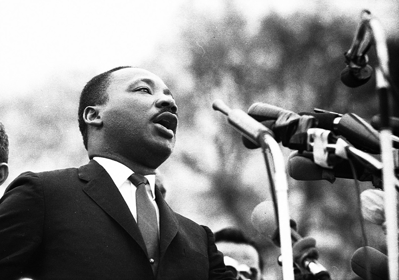 Rev. Dr. Martin Luther King Jr. Speaking, Alabama State Capitol, 1965