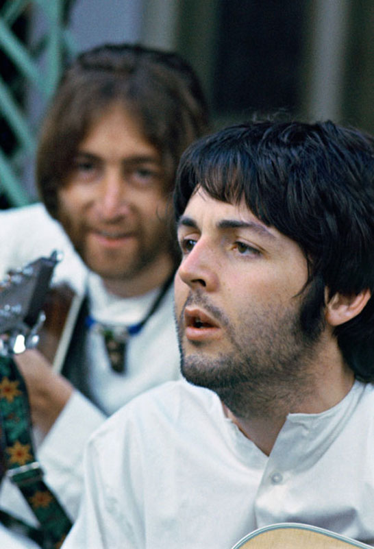 Jamming II - John Lennon and Paul McCartney, Rishikesh, India, 1968