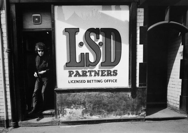 Bob Dylan, LSD Betting Partners, Sheffield, 1966