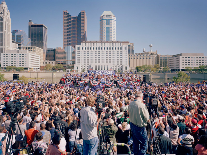 Barack Obama, Genoa Park, Columbus, OH, 2008