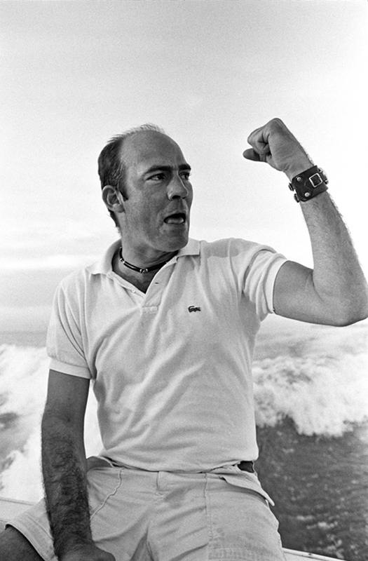 Hunter S. Thompson, Looking for Sharks, Cozumel, Mexico, 1974
