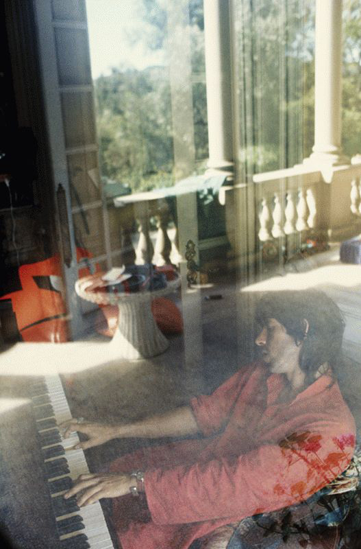 Keith Richards at the Piano (Color), Nellcôte, France, 1971
