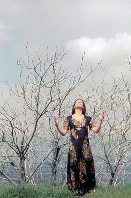 Carole King Standing in the Trees, Looking Up, 1970