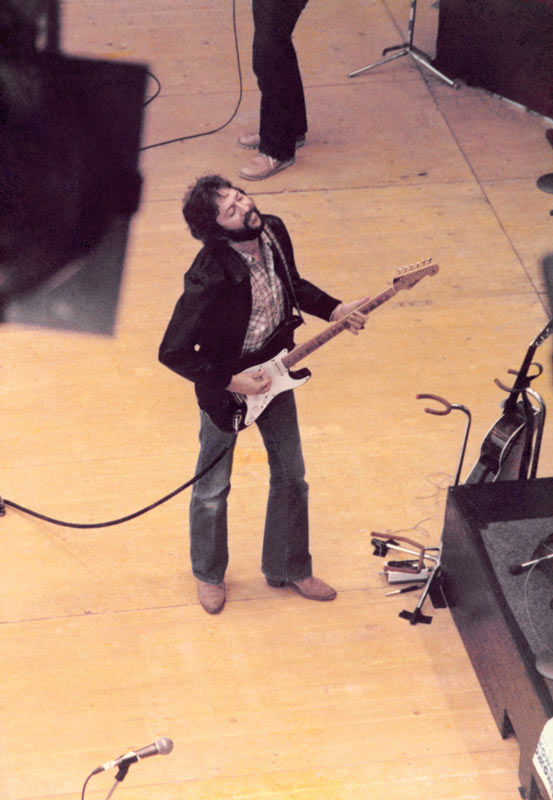 Eric Clapton During Rehearsals with Head Back, Nuremburg, 1978