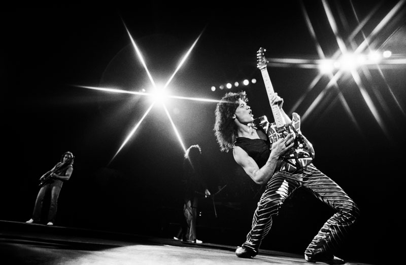 Eddie Van Halen Performing, Los Angeles, CA, 1979