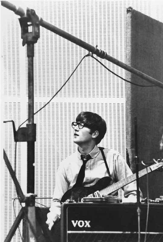 John Lennon With Guitar and Vox Amp, Abbey Road Studios, 1963