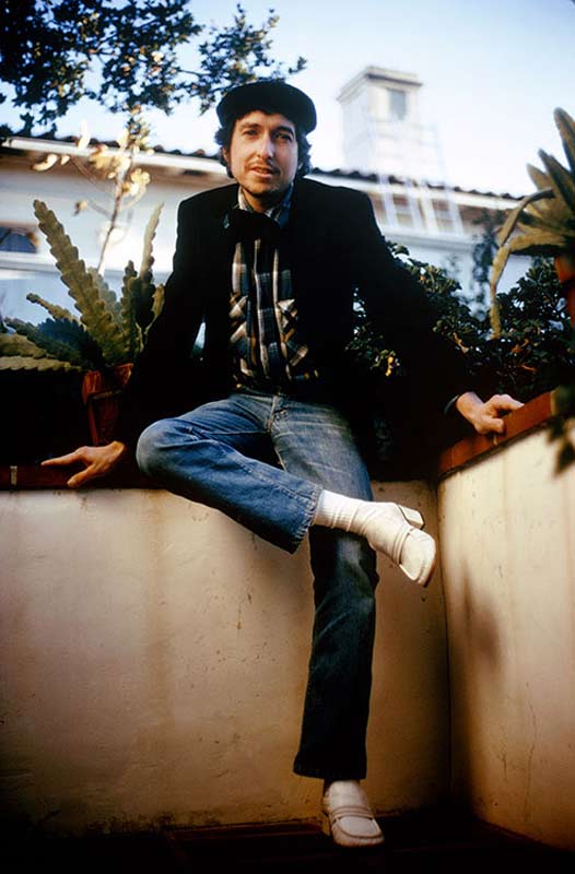 Bob Dylan Portrait Near Union Station, Los Angeles, 1974