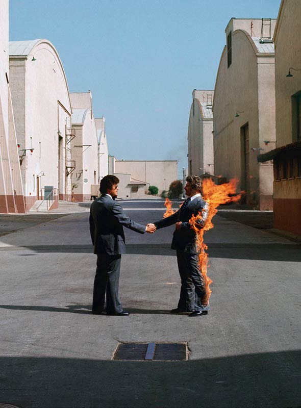 Pink Floyd Wish You Were Here Album Cover Us 1980