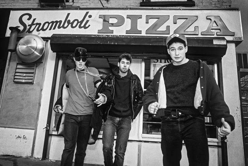 Beastie Boys, Stromboli Pizza I, 1987 (BW)