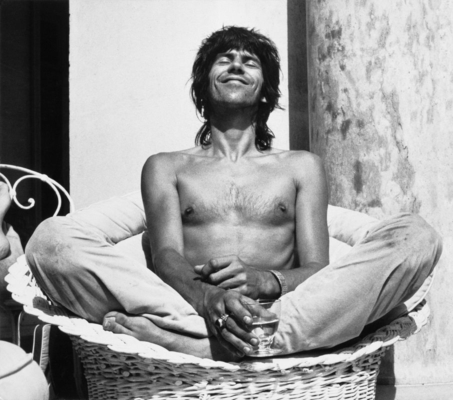 Keith Richards Happy, Nellcôte, France, 1971