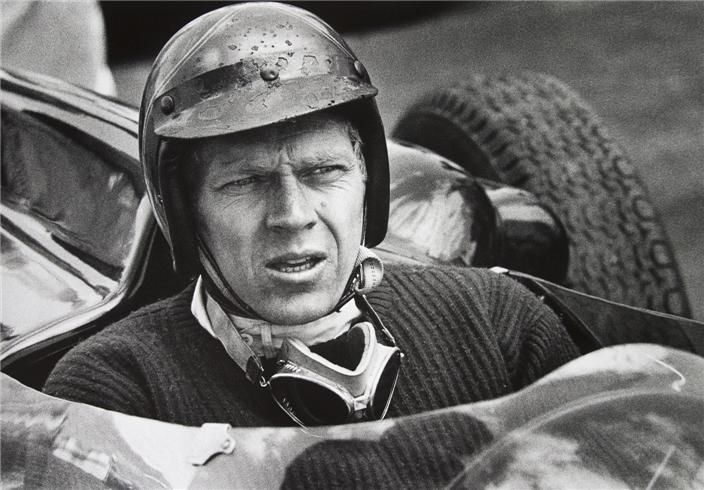 Steve McQueen in His #233 Cooper T52 Formula Jr., Cotati, CA, 1962