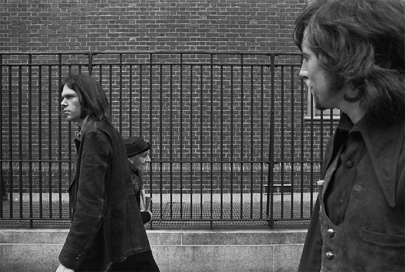 Neil Young & Graham Nash After the Gold Rush Cover (Full Frame), 3rd & Sullivan Sts., NYC, 1970