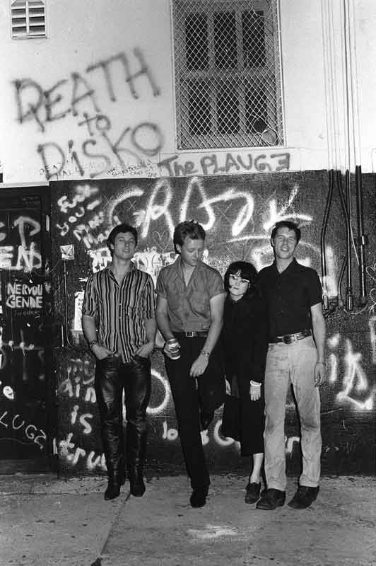 X Outside the Masque, Los Angeles, 1983