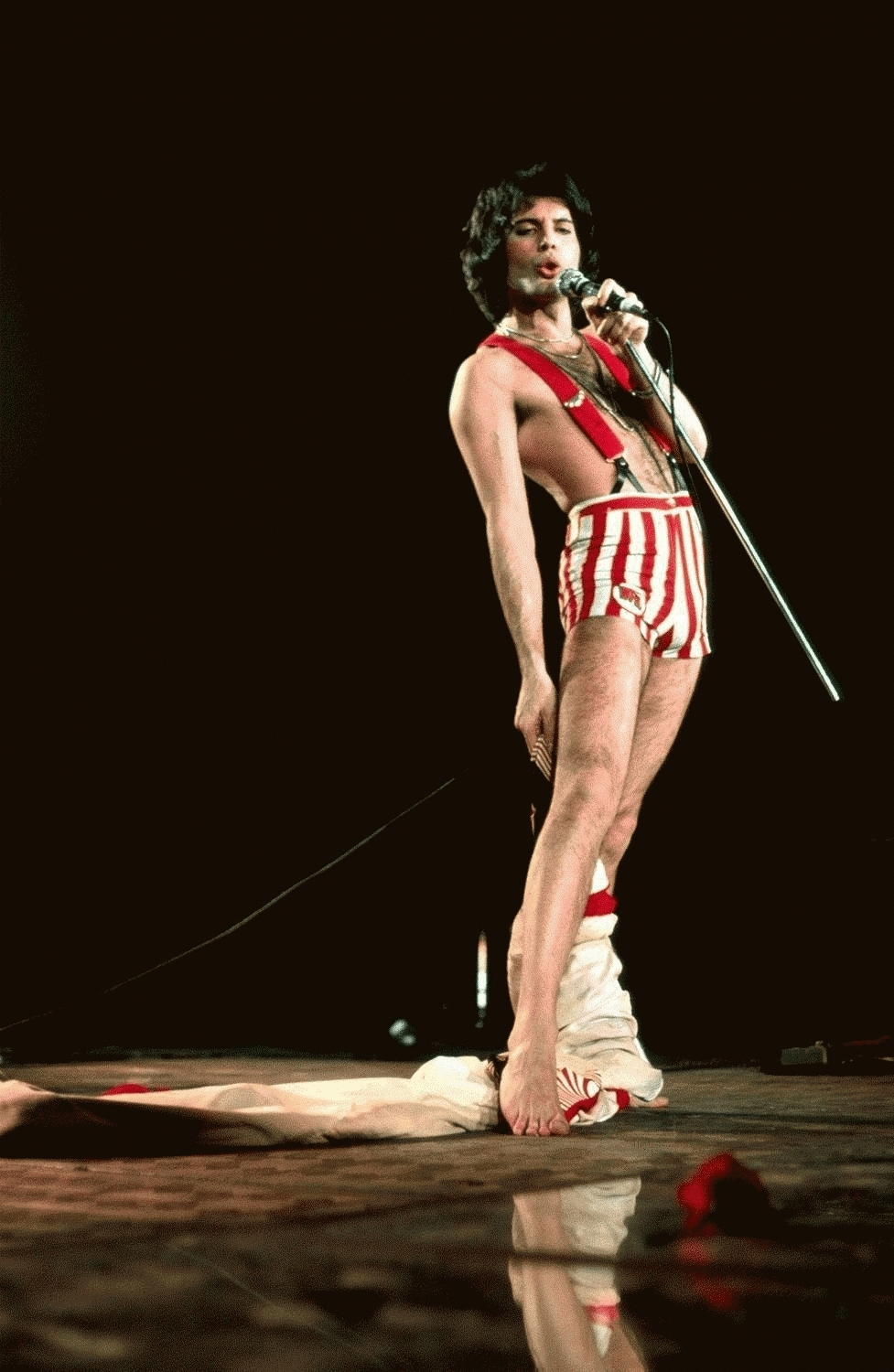 Freddie Mercury Onstage, Madison Square Garden, NYC, 1976