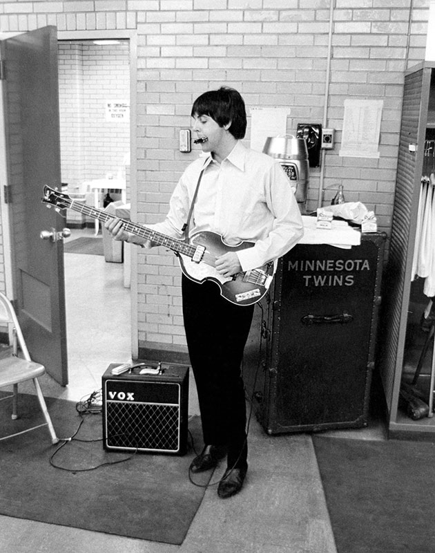 Paul McCartney, Metropolitan Stadium, Bloomington, MN, 1965