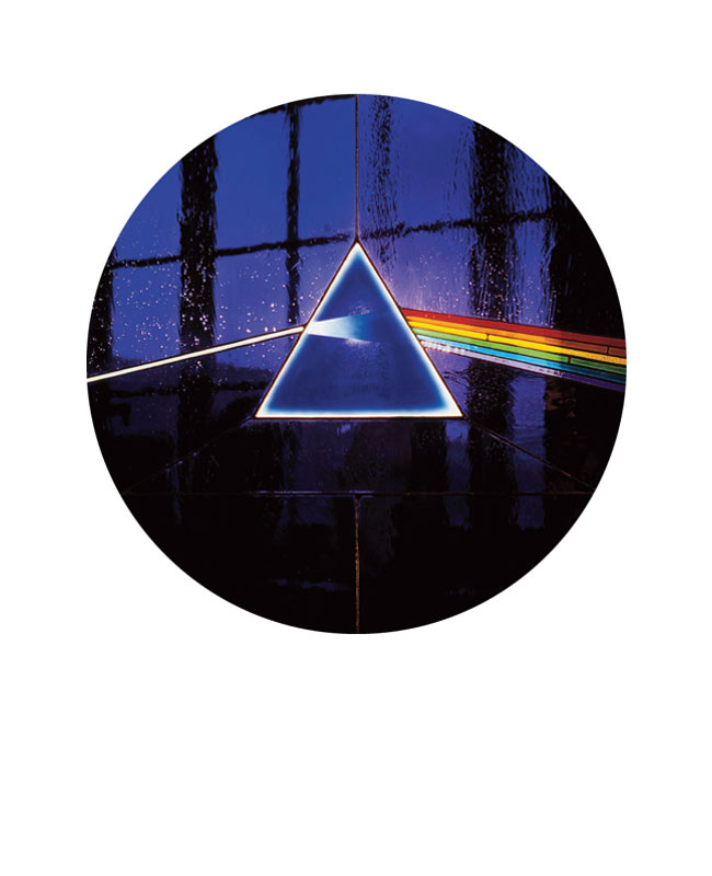 Pink Floyd, Dark Side 30th Anniversary Reissue Album Cover, 2003 (Circle)