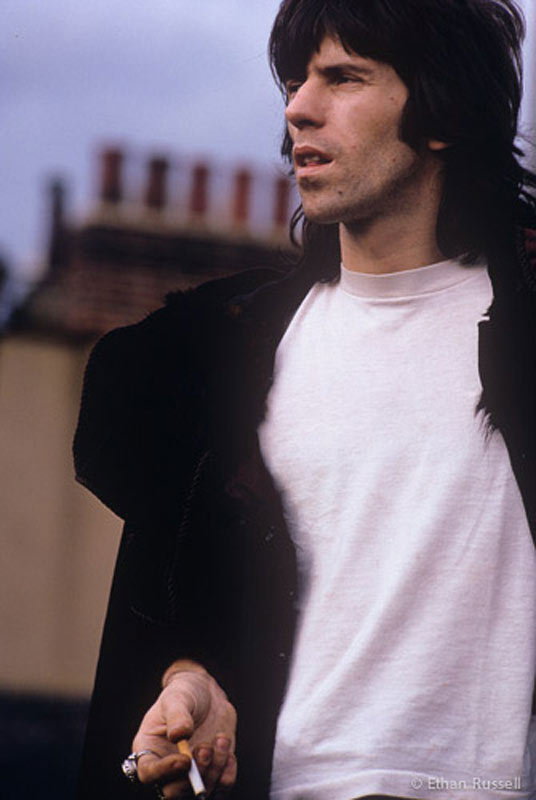 Keith Richards on the Roof, London, 1968