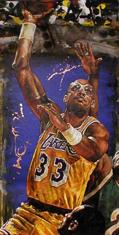 Kareem Abdul-Jabbar - Los Angeles Lakers (Home Jersey), 2002