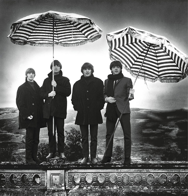 The Beatles, Umbrella, Perthshire, Scotland, 1964