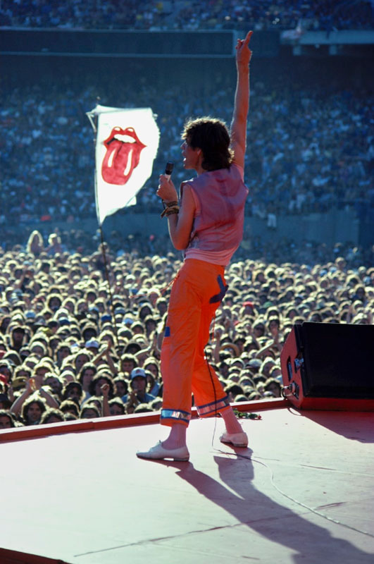 Mick Jagger Sings at the Day on the Green, Oakland Coliseum, July 1978