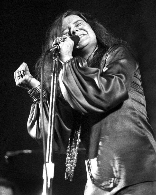 Janis Joplin Onstage Singing, Aragon Ballroom, Chicago, 1968