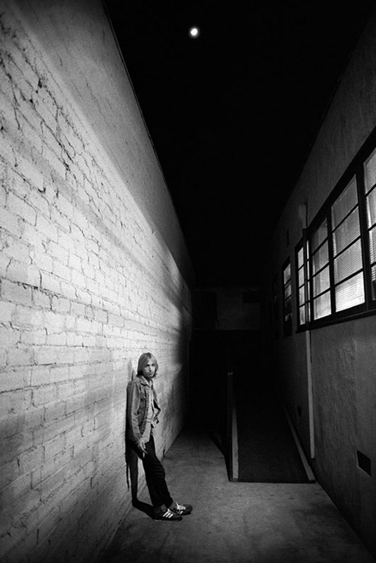 Tom Petty Behind Cherokee Studios, Hollywood, 1979