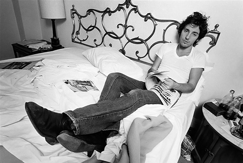 Bruce Springsteen on Bed, NYC, 1978