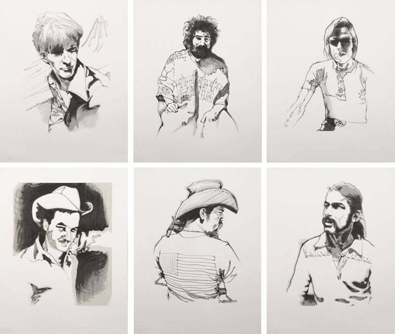 The Grateful Dead, Workingman's Dead Album Cover Art Portfolio, 1970