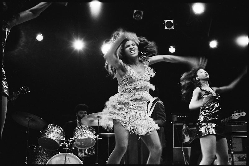 Tina Turner On Stage Dancing, Rolling Stones Tour, LA Forum, Inglewood, CA, 1969