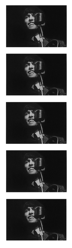 George Harrison at the Mic Quintych, 1963