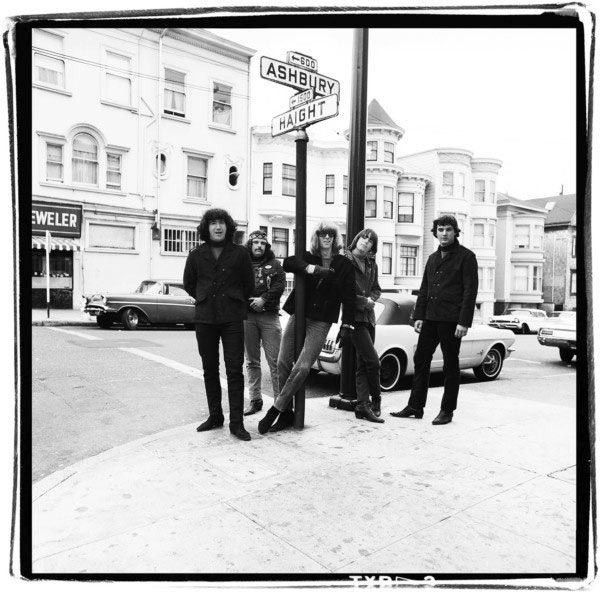 The Grateful Dead on Haight & Ashbury Street Corner, San Francisco, 1967