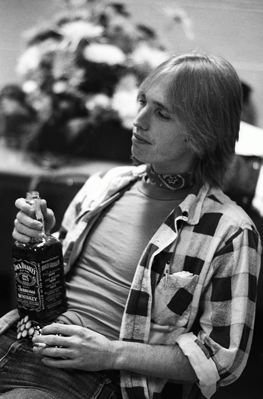 Tom Petty Backstage with Jack Daniels, 1979