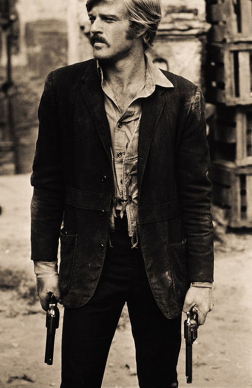 Robert Redford as The Sundance Kid, Mexico, 1968 - Guns