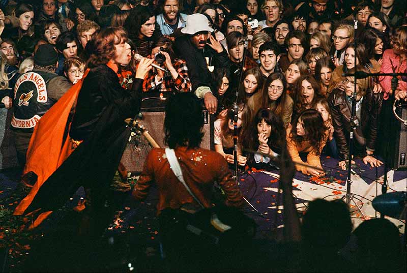 Mick Jagger Onstage at Altamont, December 1969