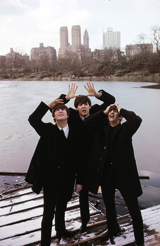 The Beatles in Central Park, NY, 1964 (Color)
