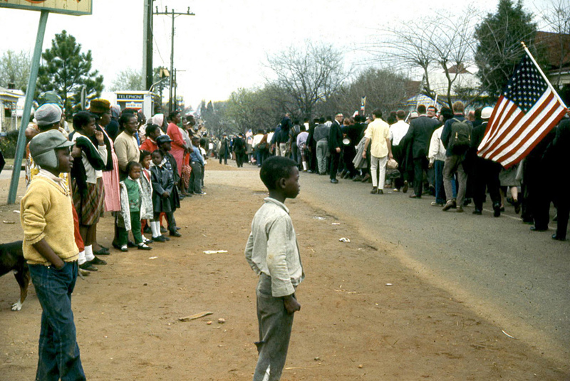 Two Boys Watching, Alabama Freedom March, 1965