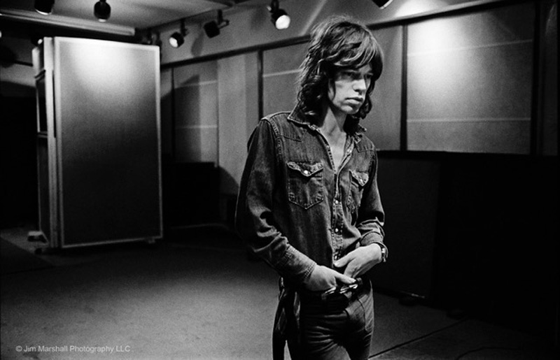 Mick Jagger in Studio Making Exile on Main Street, Sunset Sound, Los Angeles, 1972