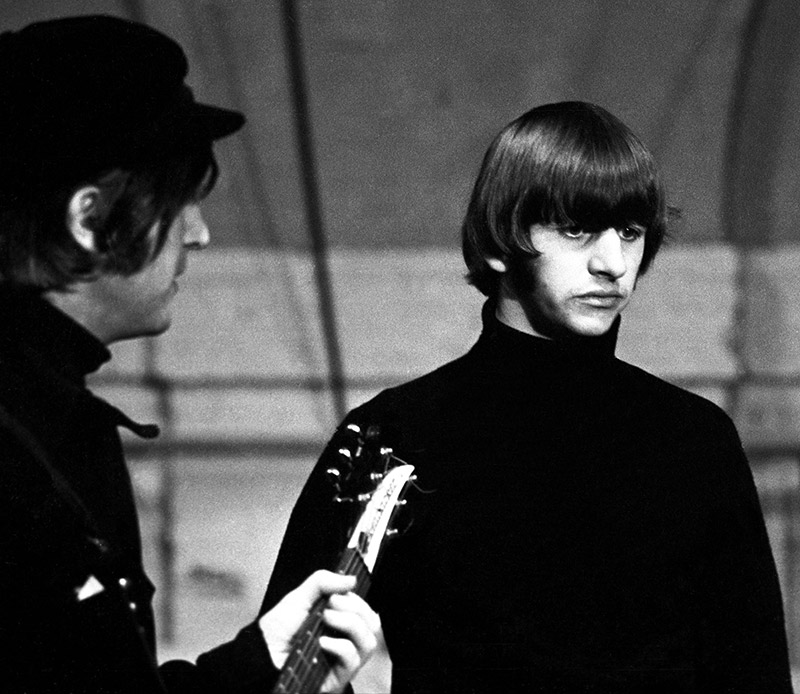 John Lennon & Ringo Starr, Donmar Hall, London, 1964