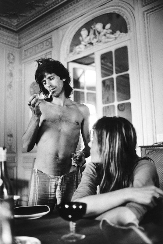 Keith Richards and Anita Pallenberg, Jaconde, Nellcôte, France, 1971