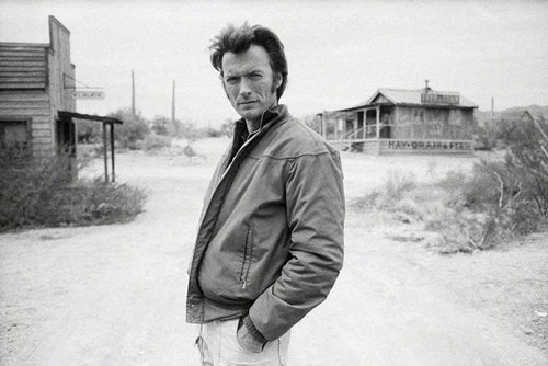 Clint Eastwood on the Set of Joe Kidd, Tucson, AZ, 19721