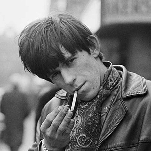 Keith Richards Lighting a Cigarette, London, 1964