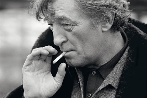 Robert Mitchum Smoking, Holland, 1977