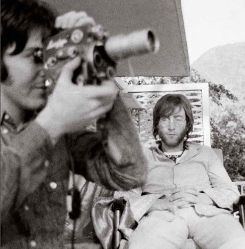 John & Paul with Super 8, India, 1968